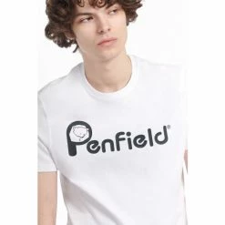 Penfield Bear Chest White Print T-Shirt -Penfield Shop unnamed file 489