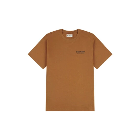 Penfield Brown Hudson Script T-Shirt 1 Penfield Brown Hudson Script T-Shirt