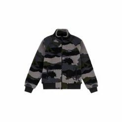 Penfield Abstract Mountain Borg Black Zip Through Sweatshirt -Penfield Shop unnamed file 57