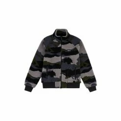 Penfield Abstract Mountain Borg Black Zip Through Sweatshirt -Penfield Shop unnamed file 58