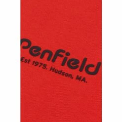 Penfield Red Hudson Script T-Shirt -Penfield Shop unnamed file 603