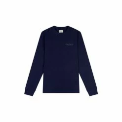 Penfield Blue Arc Mountain Back Graphic Long-Sleeved T-Shirt