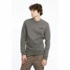 Penfield Grey Hudson Script Crew Neck Long-Sleeved Sweater