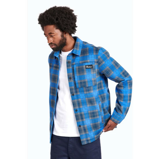 Penfield Checked Polar Fleece Coat 3 Penfield Checked Polar Fleece Coat - Image 3