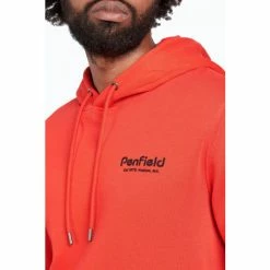 Penfield Red Hudson Script Hooded Sweatshirt -Penfield Shop unnamed file 7