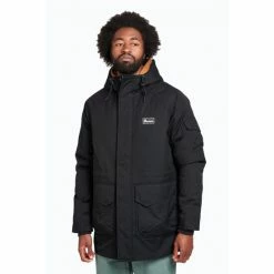 Penfield Reverse Badge Fishtail Black Parka