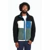 Penfield Colour Block Borg Zip Thru Coat