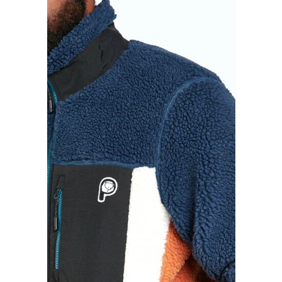 Penfield Colour Block Borg Zip Thru Coat 3 Penfield Colour Block Borg Zip Thru Coat - Image 3