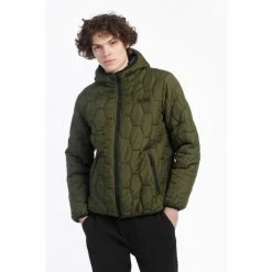 Penfield Hudson Script Hexagonal Quilt Zip Thru Coat