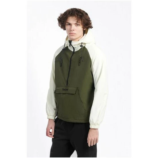 Penfield Green Script Overhead Raglan Colour Block Windcheater 5 Penfield Green Script Overhead Raglan Colour Block Windcheater - Image 5