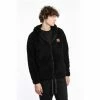 Penfield Black Teddy Zip Through Sweatshirt