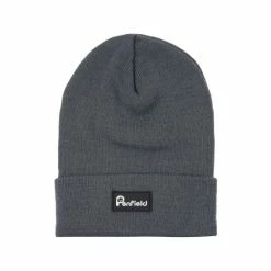 Penfield Grey Bear Reverse Badge Beanie Hat