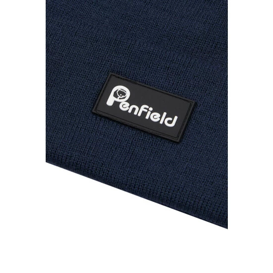 Penfield Blue Bear Reverse Badge Beanie Hat 3 Penfield Blue Bear Reverse Badge Beanie Hat - Image 3