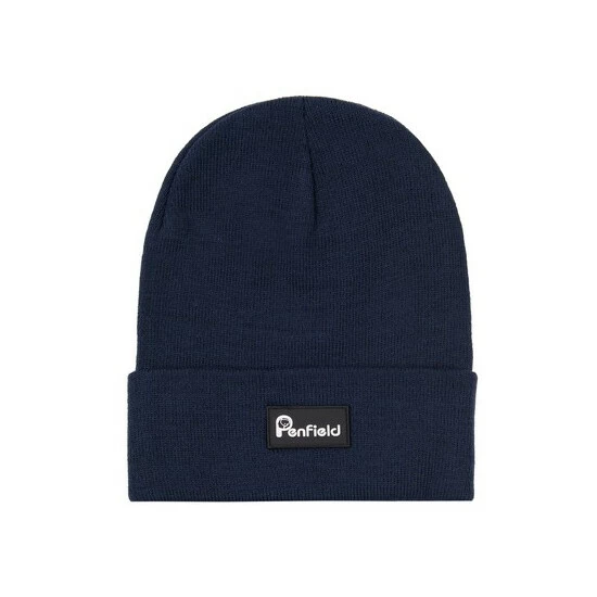 Penfield Blue Bear Reverse Badge Beanie Hat 4 Penfield Blue Bear Reverse Badge Beanie Hat - Image 4