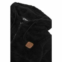 Penfield Black Teddy Zip Through Sweatshirt -Penfield Shop unnamed file 95