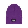 Penfield Purple Bear Reverse Badge Beanie Hat