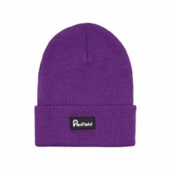 Penfield Purple Bear Reverse Badge Beanie Hat