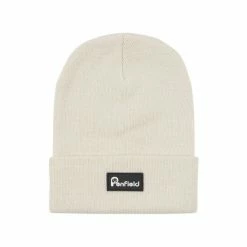 Penfield White Bear Reverse Badge Beanie Hat