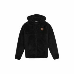 Penfield Black Teddy Zip Through Sweatshirt -Penfield Shop unnamed file 96