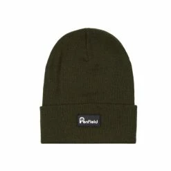 Penfield Green Bear Reverse Badge Beanie Hat