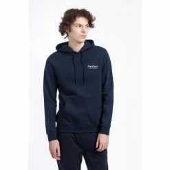 Penfield Blue Hudson Script Hooded Sweatshirt