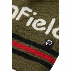 Penfield Green Intarsia Knit Striped Bobble Hat -Penfield Shop unnamed file 977
